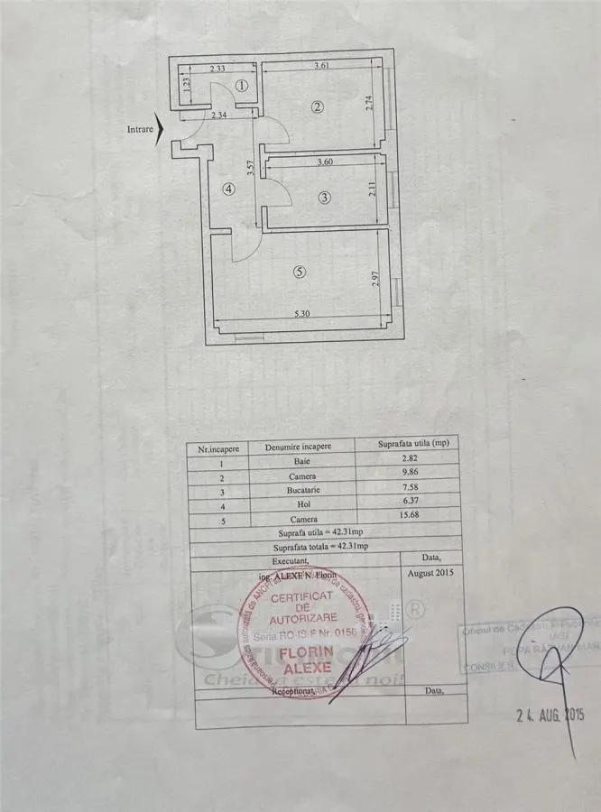 Apartament 2 Camere Decomandat 42.5mp Galata Platoul Insorit - foto 10