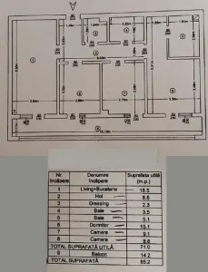 Ap 4 cam parcare şi boxă, etaj 1, mobilat si utilat,Păcurari - foto 17