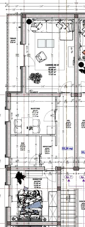 Apartamente noi de vanzare cu 2 camere, decomandate,Calea Urseni,Giroc - foto 7