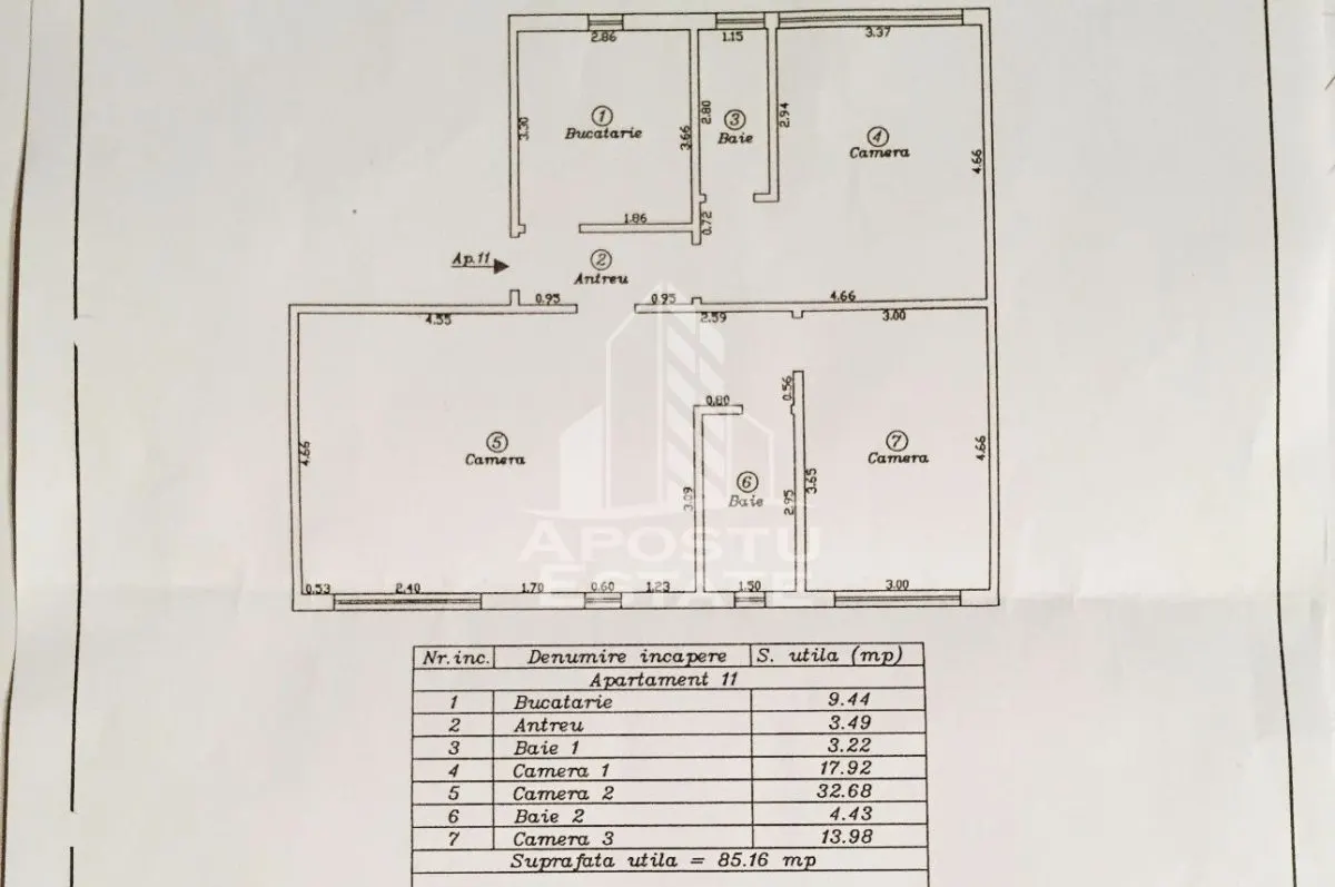 Apartament 3 camere, decomandat, modern si la cheie, Turist, Timisoara - foto 14