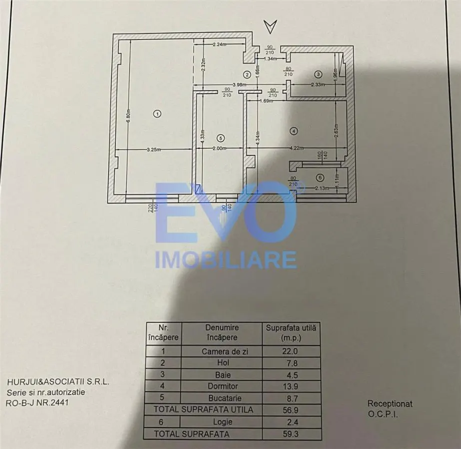 Apartament 2 camere, decomandat, loc de parcare, Valea Lupului, Iasi - foto 7