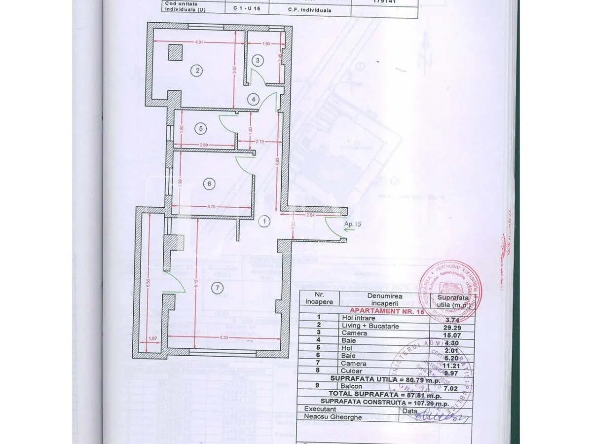 Apartament 3 camere | Bloc 2009 | Baneasa Lac | Romatsa - foto 23
