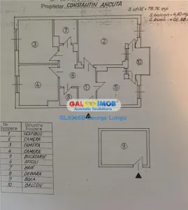 Apartament 3 camere Cornetu cu centrala si loc de parcare - foto 10