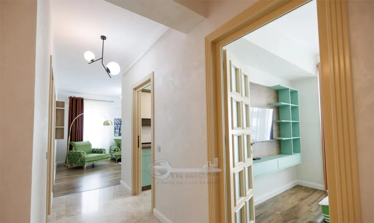 Apartament 3 camere , Copou, 90 mp, 3 balcoane, mobilat premium - foto 3