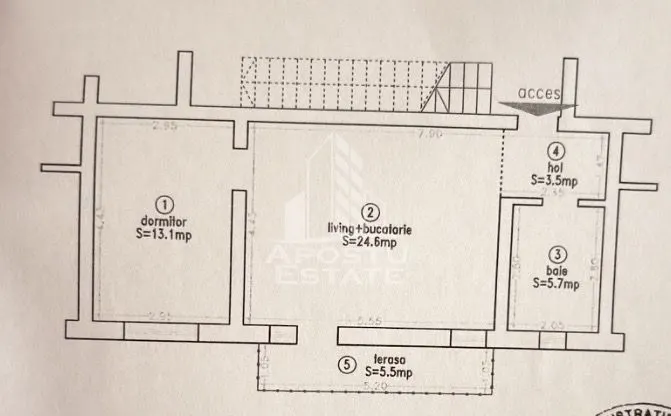 Apartament cu 2 camere complet  mobilat si utilat in Giroc - Braytim. - foto 15