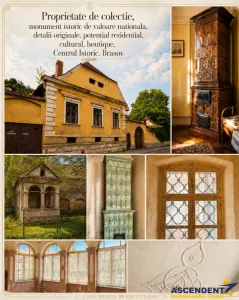 Proprietate de colectie, monument de valoare nationala, detalii originale, potential rezidential, cultural, boutique. - Brasov