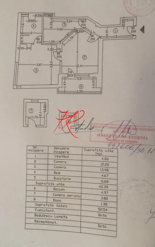 Vanzare apartament 2 camere cu centrala Armeneasca/Mosilor - foto 1