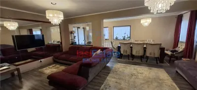 Suceava Scheia Vila P+E+M 240mp LUX  mobilata si dotata complet Teren 1000mp amenajat - Scheia