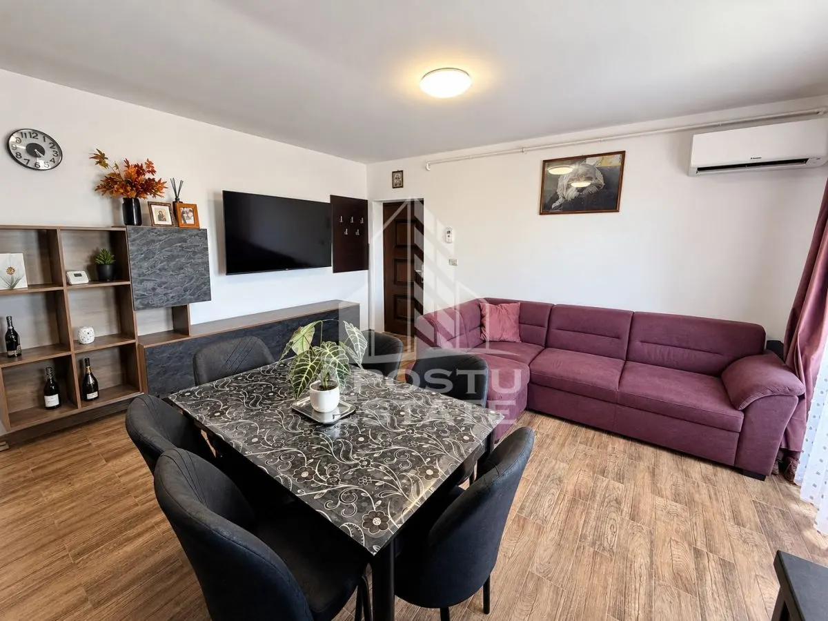 Apartament cu 2 camere, mobilat, etaj 2, Giroc - foto 9