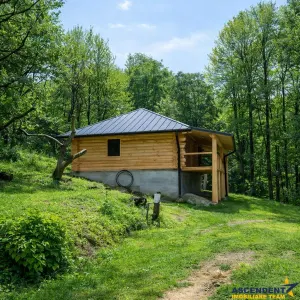 3.000mp de incantare montana cu cabana din lemn masiv, Zarnesti Tohanita - foto 10