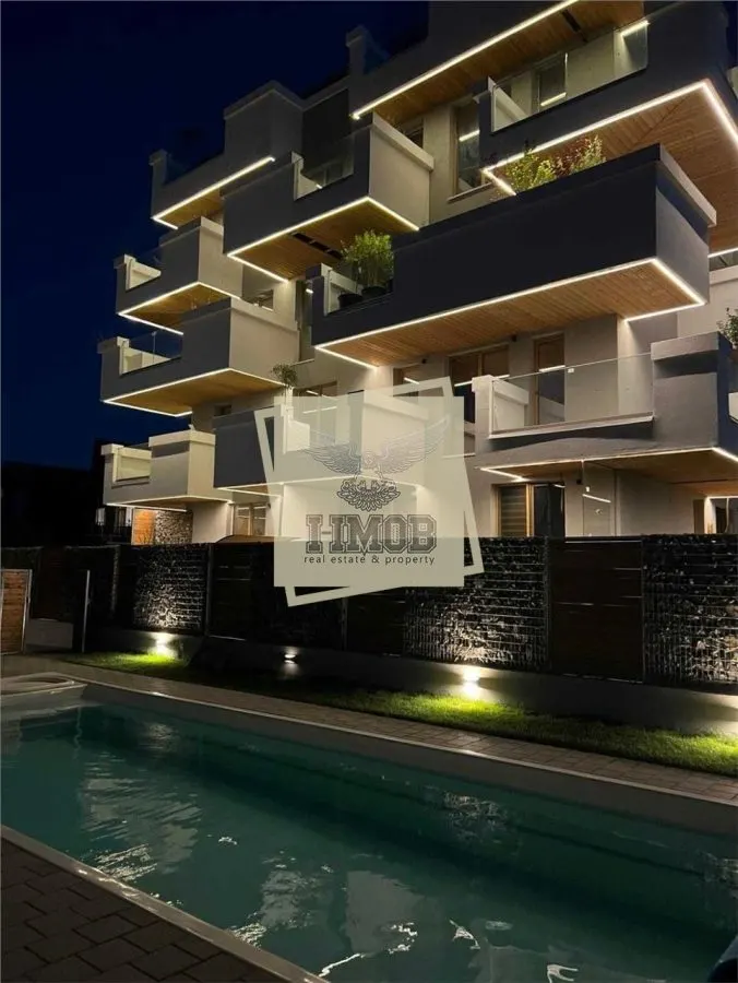 Apartament lux 3 camere 2 bai 3 balcoane 2 parcari si piscina - foto 5