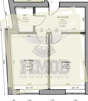 Apartament modern cu 2 camere 55 mpu pivnita UltraCentral - foto 15