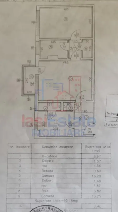 Apartament 2 camere de vanzare in Podu Ros - 52 mp, etaj 2 - foto 7