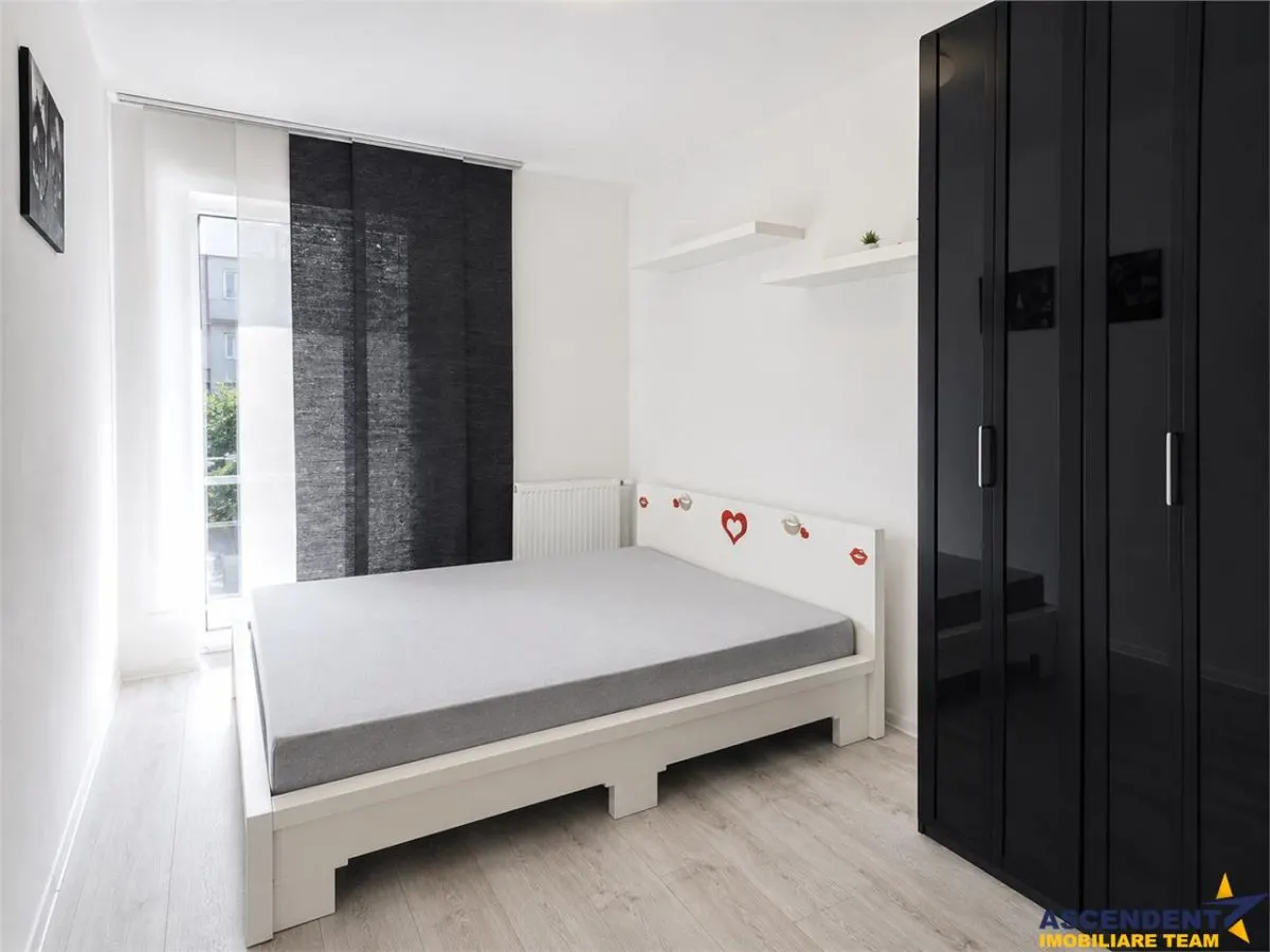 Apartament tip Studio mobilat si utilat modern, loc de parcare, boxa depozitare, zona Coresi, bloc nou - foto 3