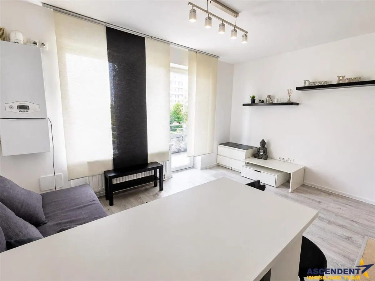 Apartament tip Studio mobilat si utilat modern, loc de parcare, boxa depozitare, zona Coresi, bloc nou - foto 6