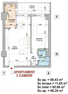 Apartament 2 camere | Bd. Iuliu Maniu | Lujerului | Sector 6 - foto 4