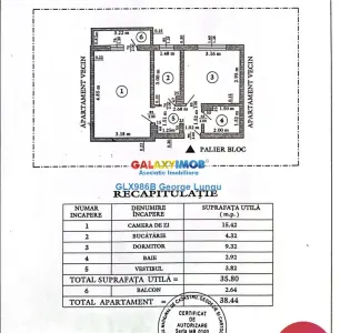 Apartament 2 camere Brncoveanu strada Huiedin - foto 10