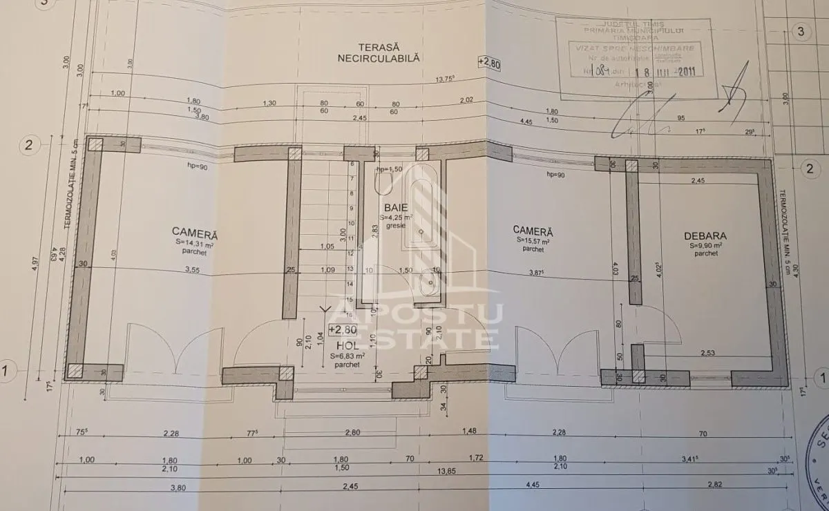 Casa individuala , 4 camere,2 bai, garaj, acces auto, 575 teren - foto 2