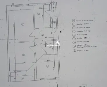 Apartament 3 camere Izvorul Crisului - foto 17