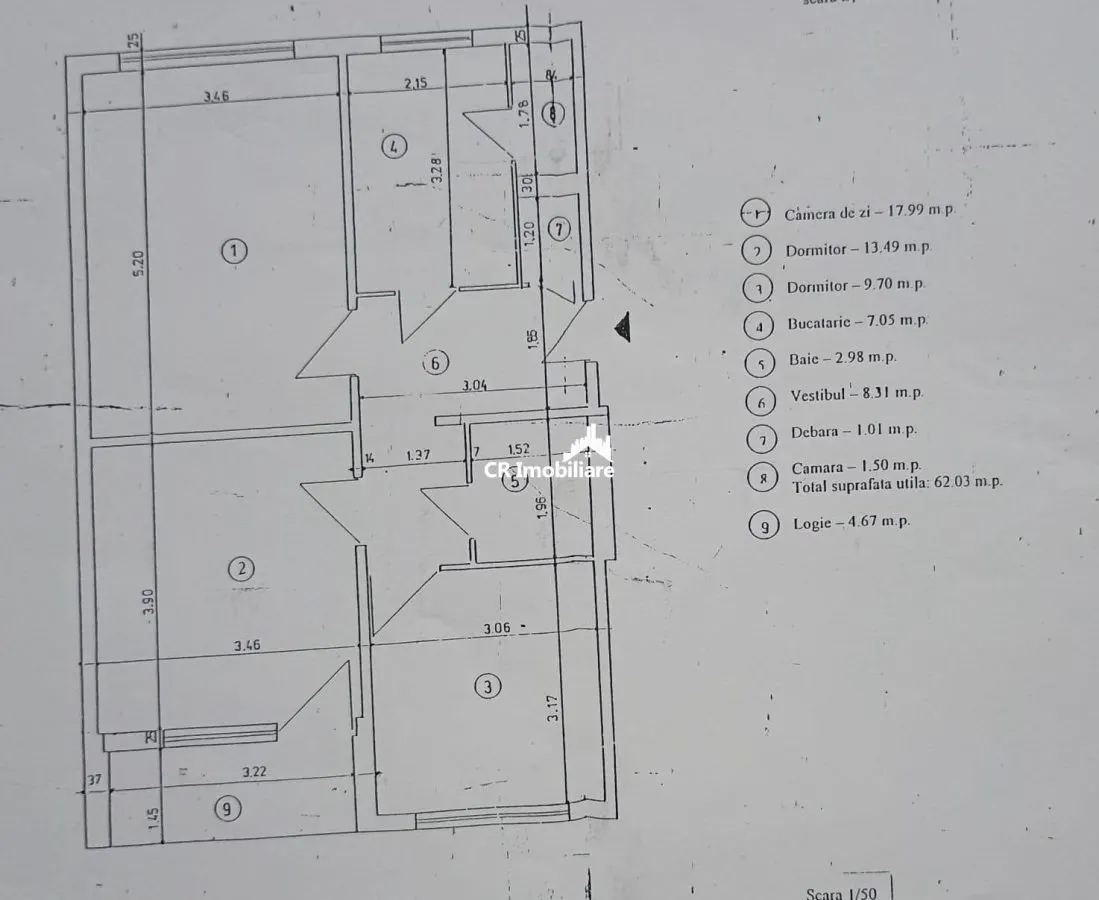 Apartament 3 camere Izvorul Crisului - foto 17