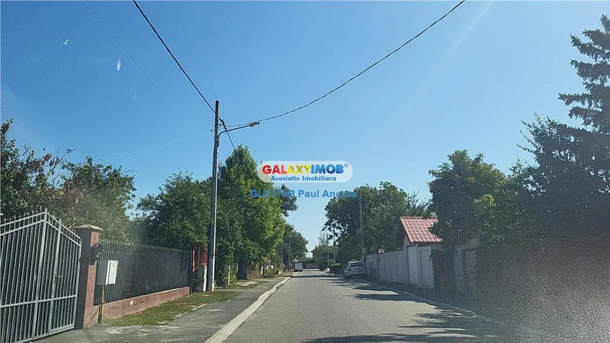 Teren lot casa 786 mp Balotesti str Pescarilor toate utilitatile - foto 3