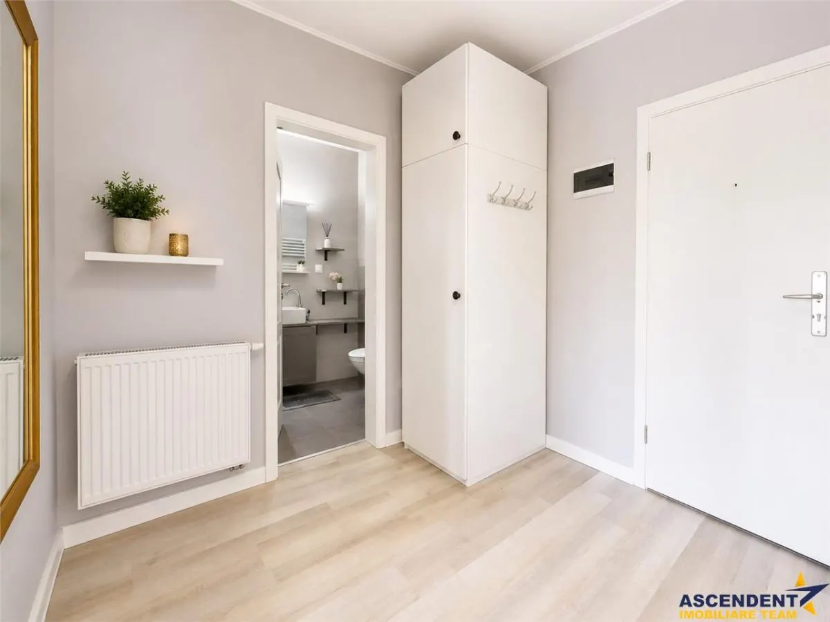 Studio modern, decomandat, etaj 2, mobilat, echipat, terasa, parcare, Avantgarden, Brasov - foto 4