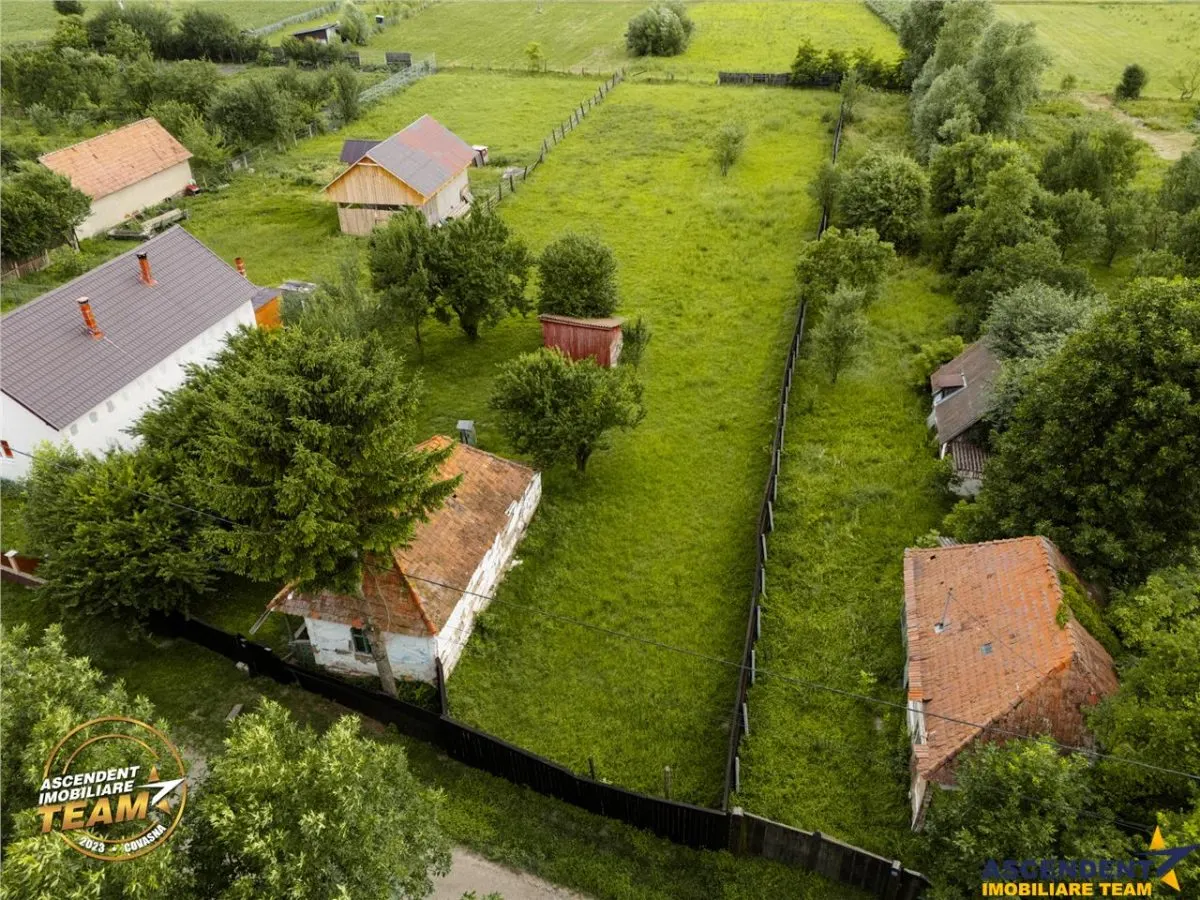 Refugiu autentic in Marcusa, 2.619 mp +casa traditionala, 24 ml Fs, utilitati, liniste, potential la 5 km de Cernat si DN11 - foto 4