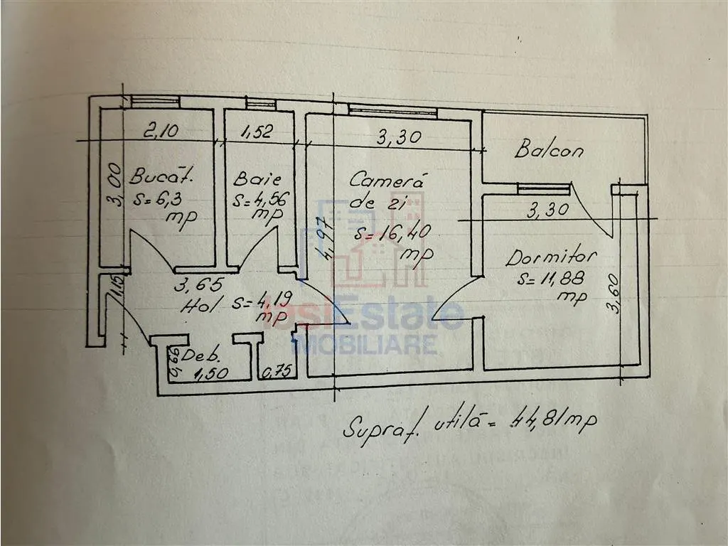 Apartament 2 camere, 45 mp, etaj 3/4 - zona Primaverii | Centrala proprie - foto 6