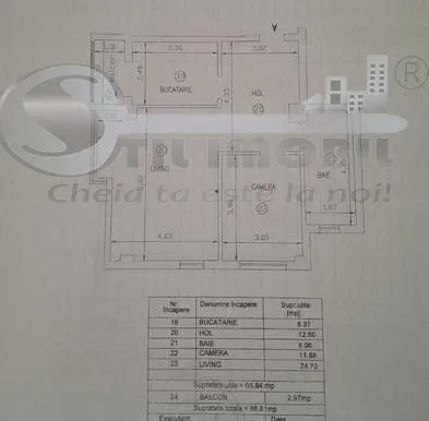 Apartament 2 camere decomandat, etaj 3/5, Hlincea, baie cu geam, bloc 2017 - foto 8