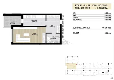 Garsoniera premium in ansamblu rezidential nou 2025.Discount pentru credit si plata cash - Bucuresti