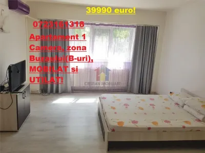 Vezi Video! MOBILAT si UTILAT! Ap 1 Camera, zona Buzaului( B uri) - Braila