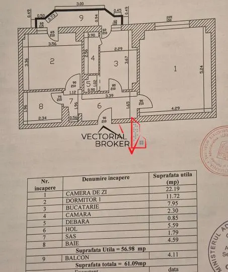 2 camere decomandat, etaj intermediar Piata Iancului - foto 8