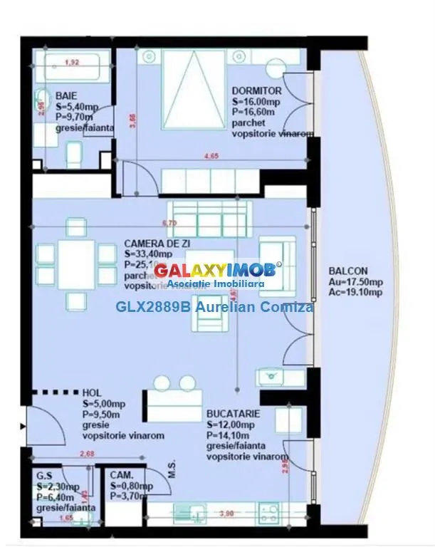Apartament 2 camere Grozavesti/Saphir Stein - foto 5