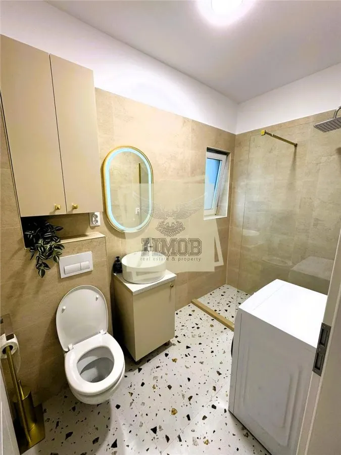 Apartament modern 2 camere si terasa Nou | Prima inchiriere in Selimbar - foto 4