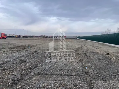 Teren de inchiriat 7000 mp | Platforma pietruita | Acces TIr | Depozit - Vladimirescu