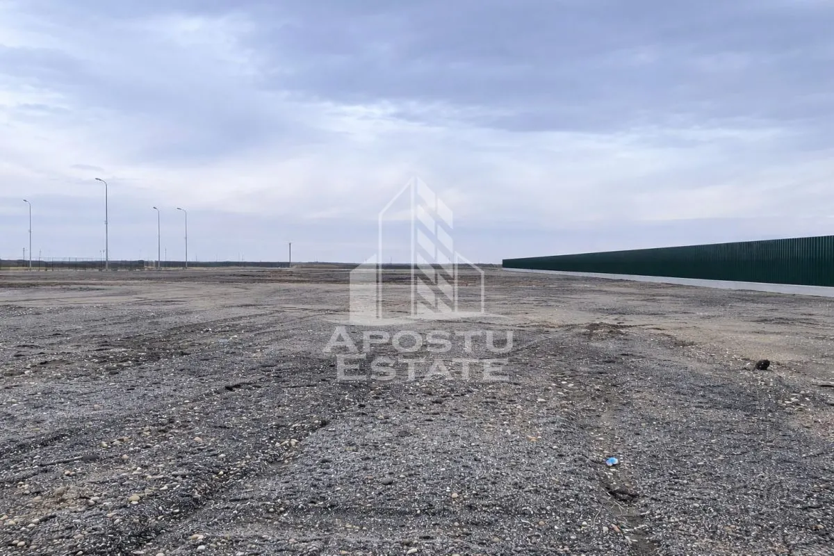 Teren de inchiriat 7000 mp | Platforma pietruita | Acces TIr | Depozit - foto 3
