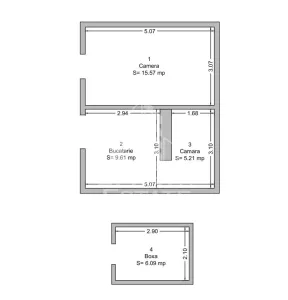 Apartament pretabil birouri, 30 mp, Piata Unirii - Timisoara