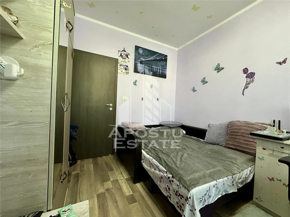 Apartament cu 3 camere mobilat si utilat la parter in Giroc la asfalt. - foto 12