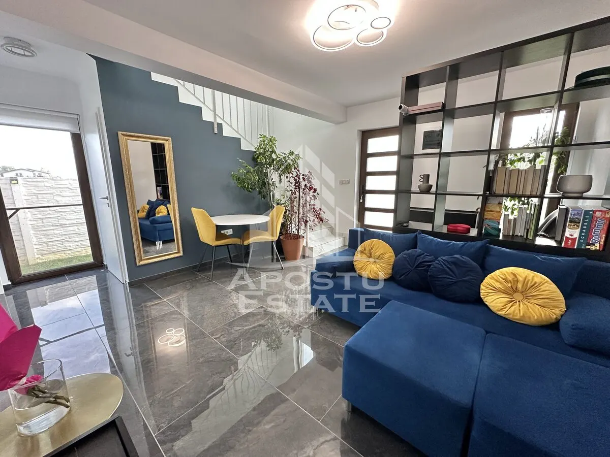 Duplex de inchiriat cu 3 camere si 2 bai complet mobilat in Giroc. - foto 1
