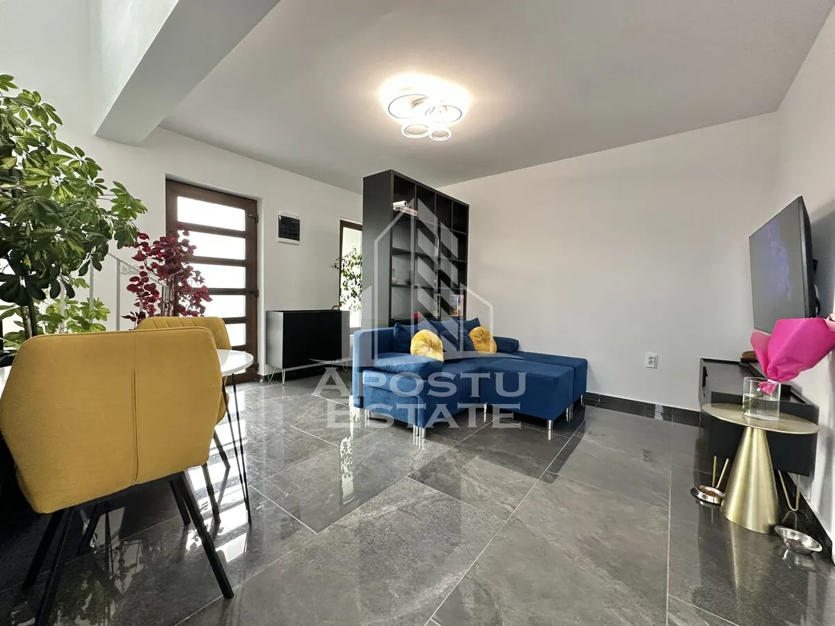 Duplex de inchiriat cu 3 camere si 2 bai complet mobilat in Giroc. - foto 2