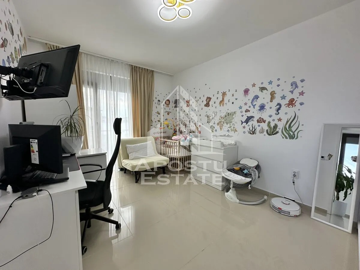 Duplex de inchiriat cu 3 camere si 2 bai complet mobilat in Giroc. - foto 18