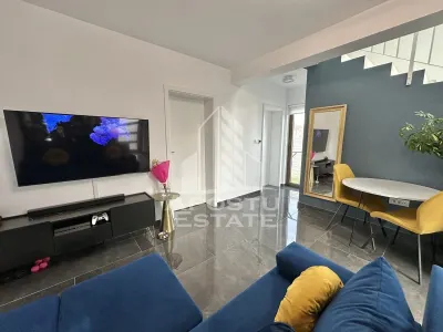 Duplex de inchiriat cu 3 camere si 2 bai complet mobilat in Giroc. - foto 3