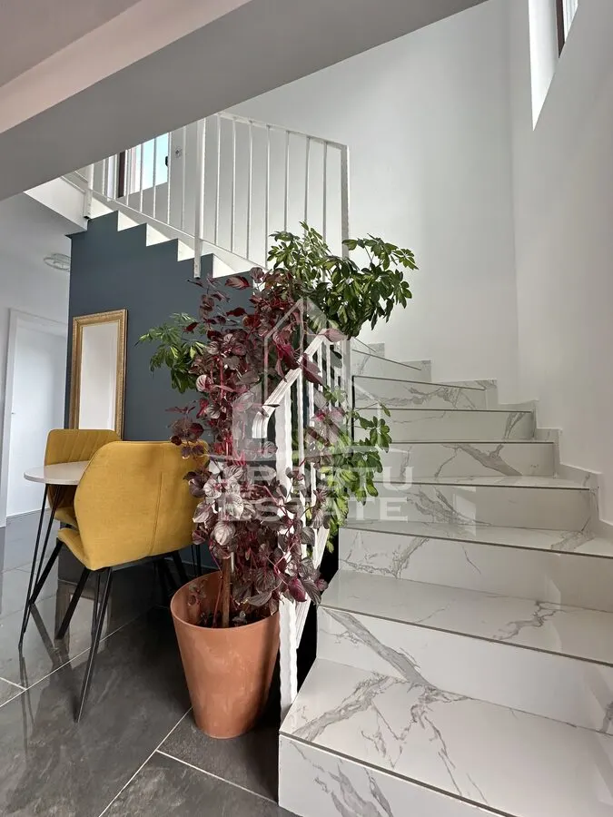 Duplex de inchiriat cu 3 camere si 2 bai complet mobilat in Giroc. - foto 10
