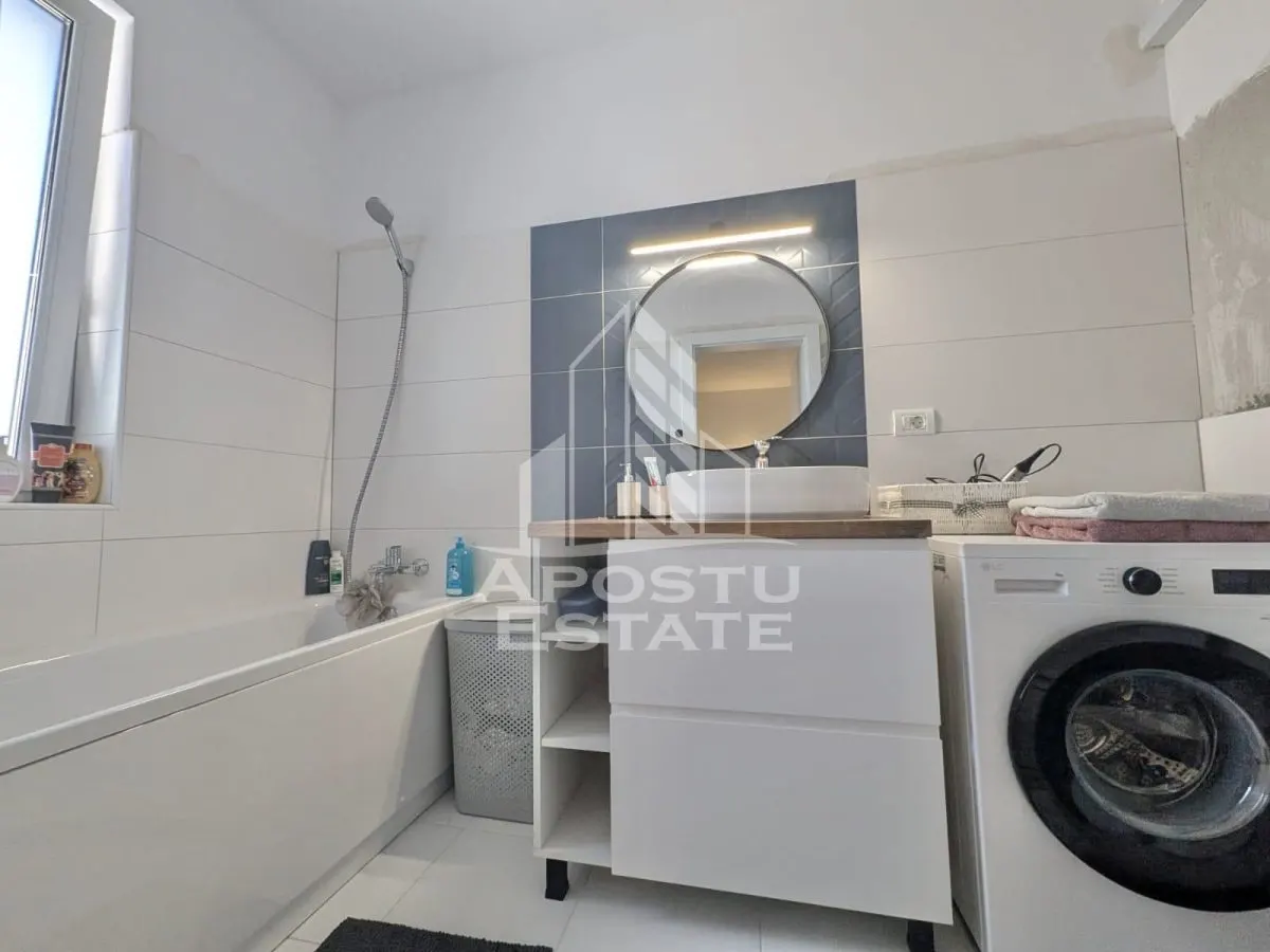 Duplex cu 4 camere si 2 bai complet mobilat si utilat in Giroc. - foto 14