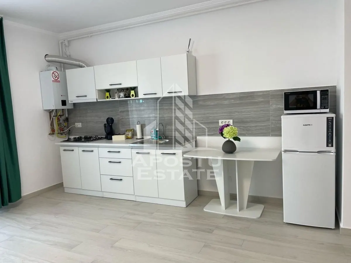 Apartament cu 1 camera mobilat si utilat in Giroc la asfalt. - foto 3