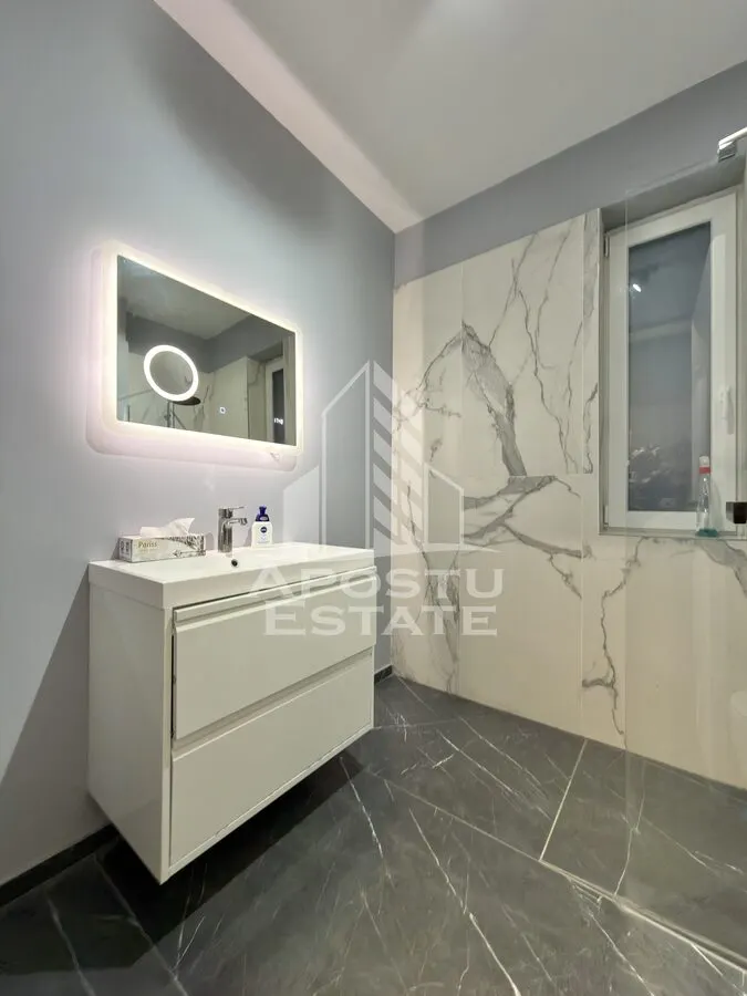 Apartament cu 2 camere mobilat si gradina de 30 mp in Giroc la asfalt. - foto 11