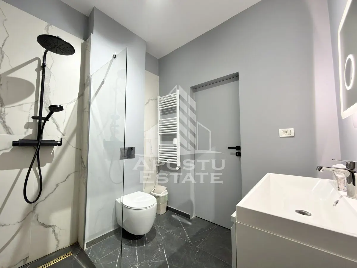 Apartament cu 2 camere mobilat si gradina de 30 mp in Giroc la asfalt. - foto 12