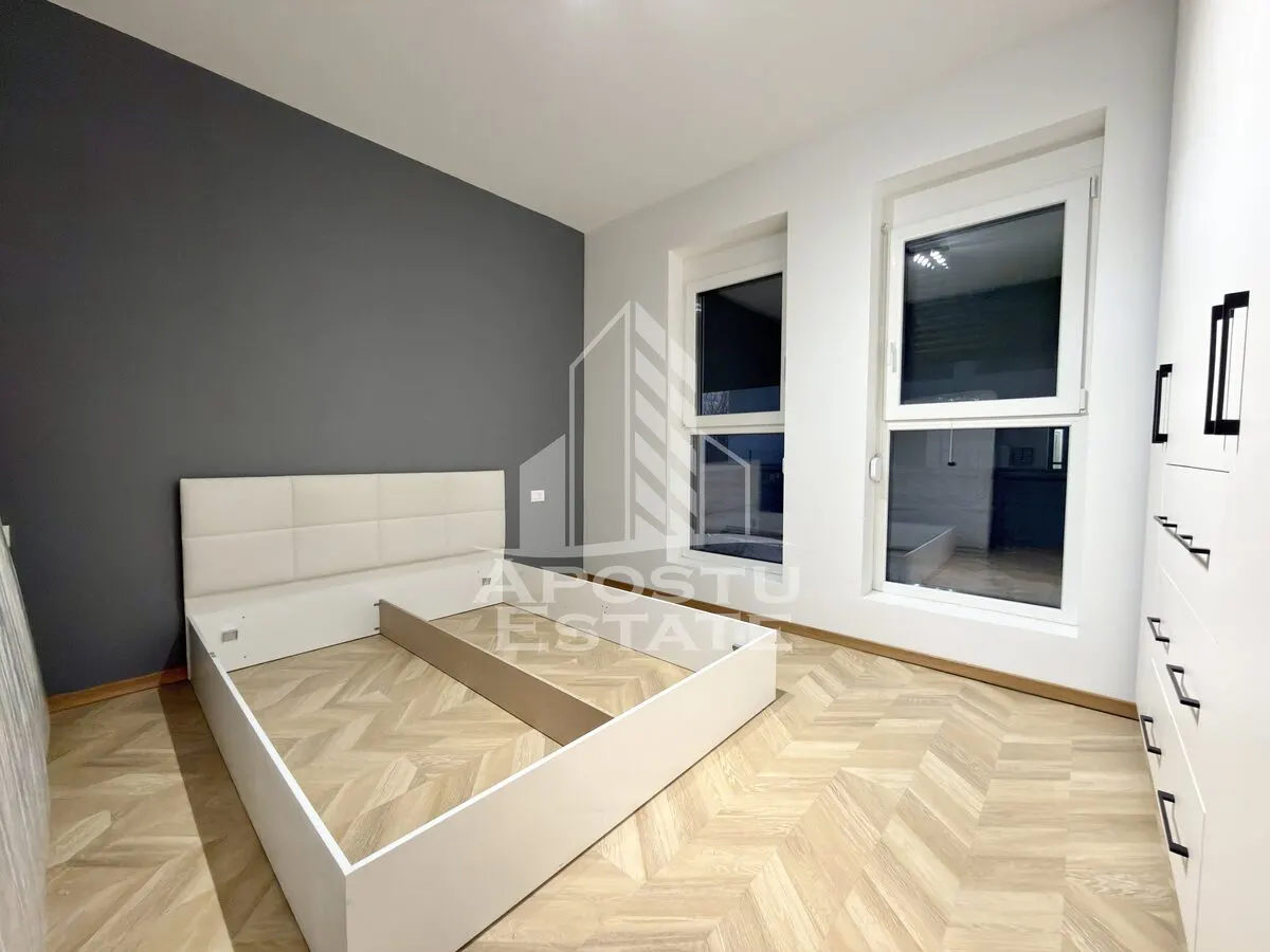 Apartament cu 2 camere mobilat si gradina de 30 mp in Giroc la asfalt. - foto 7