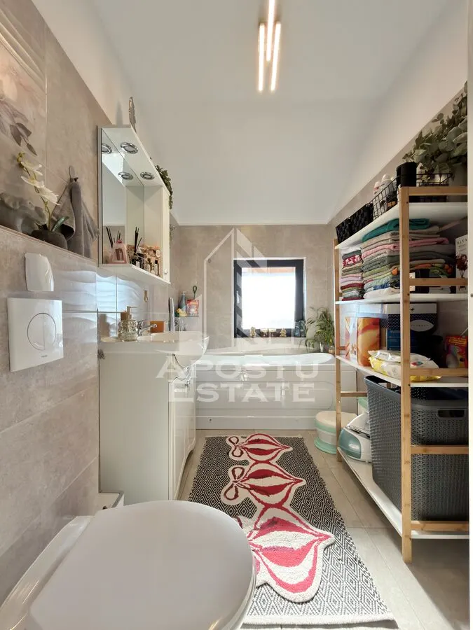 Apartament cu 2 camere complet mobilat si utilat la etajul 1 in Giroc - foto 14