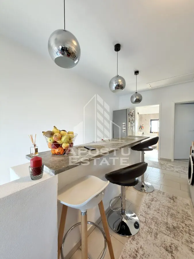 Apartament cu 2 camere complet mobilat si utilat la etajul 1 in Giroc - foto 9
